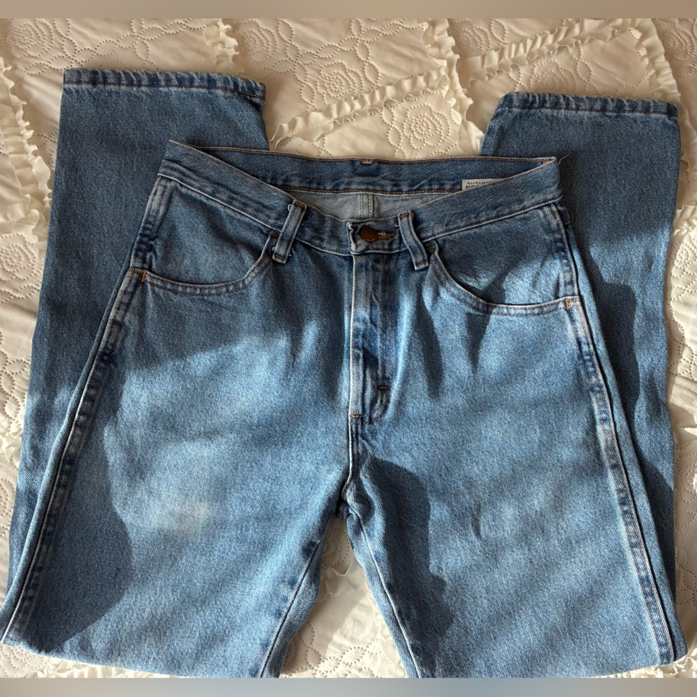 Classic Light Wash Blue Denim Jeans